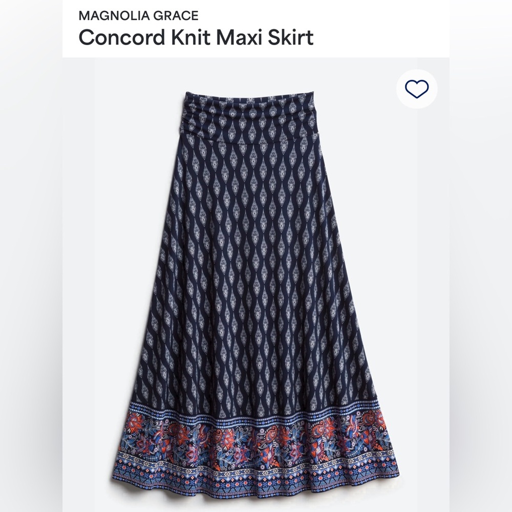 Concord knit maxi skirt by Magnolia Grace